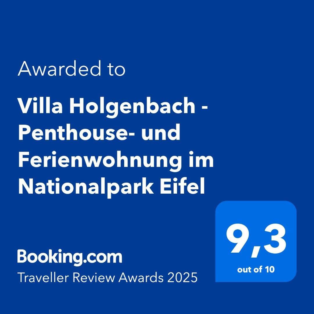 Villa Holgenbach - Penthouse- Und Ferienwohnung Im Nationalpark Eifel シュライデン エクステリア 写真